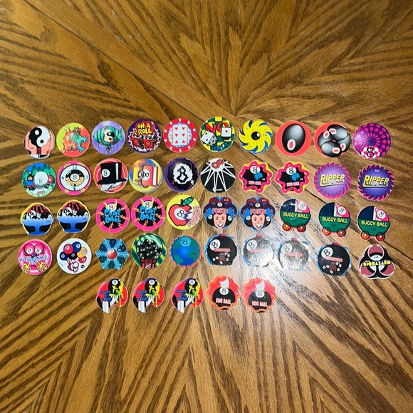 Other Pogs Ultimate Classic Pogs Collection Vintage 9s Lot 45 Pieces